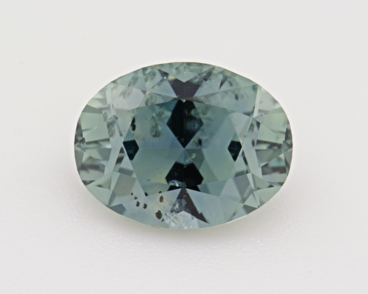 1.46 carats natural teal Montana Sapphire - oval shape