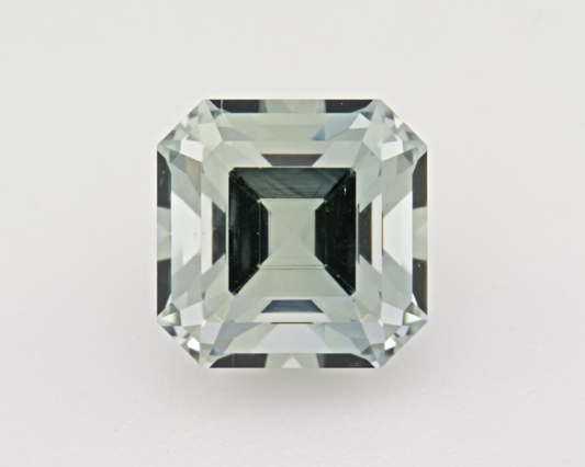 1.61 carats natural green Montana Sapphire - emerald shape