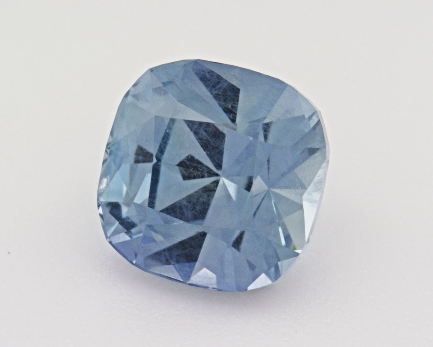 1.63 carats natural blue Montana Sapphire - cushion shape