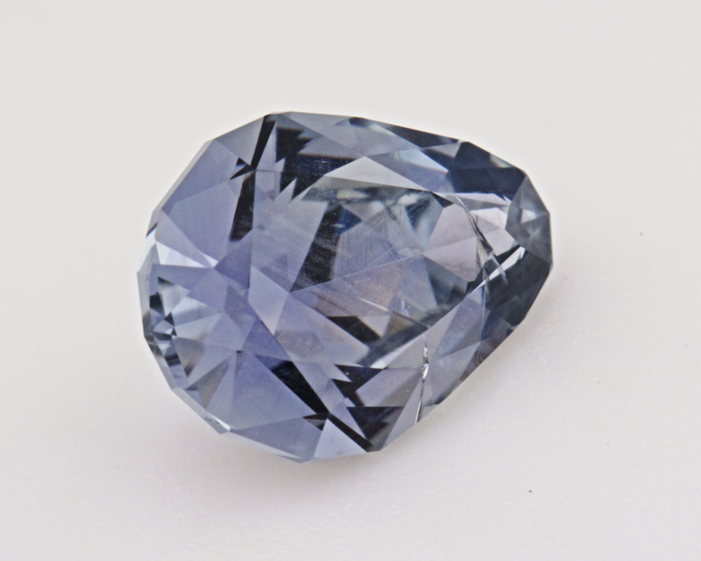 1.68 carats natural purple Montana Sapphire - pear shape