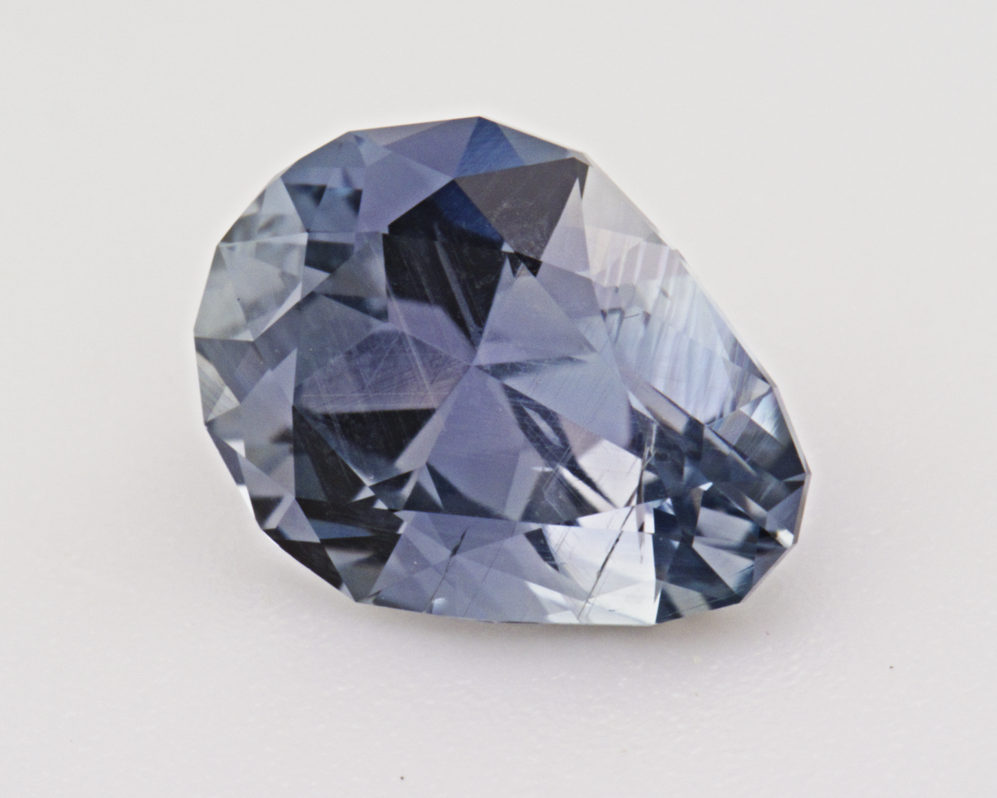 1.68 carats natural purple Montana Sapphire - pear shape