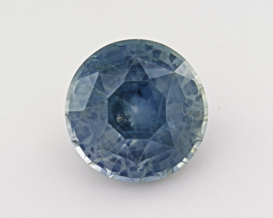 1.75 carats natural blue Montana Sapphire - round shape