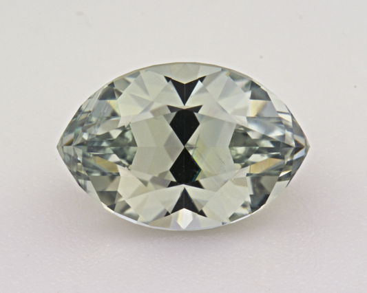 1.87 carats natural green Montana Sapphire - marquise shape