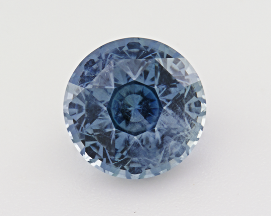 1.88 carats natural teal Montana Sapphire - round shape