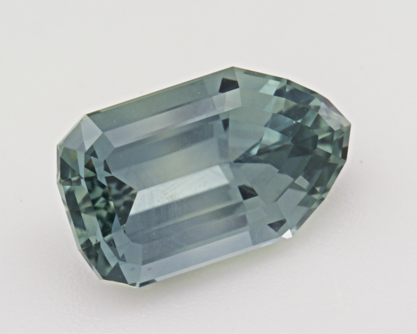 1.91 carats natural teal Montana Sapphire - bullet shape