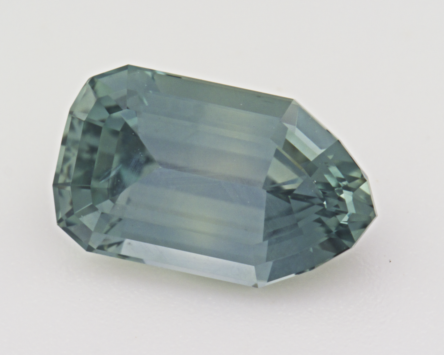 1.91 carats natural teal Montana Sapphire - bullet shape