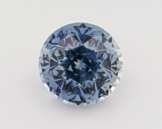 1.93 carats natural teal Montana Sapphire - round shape