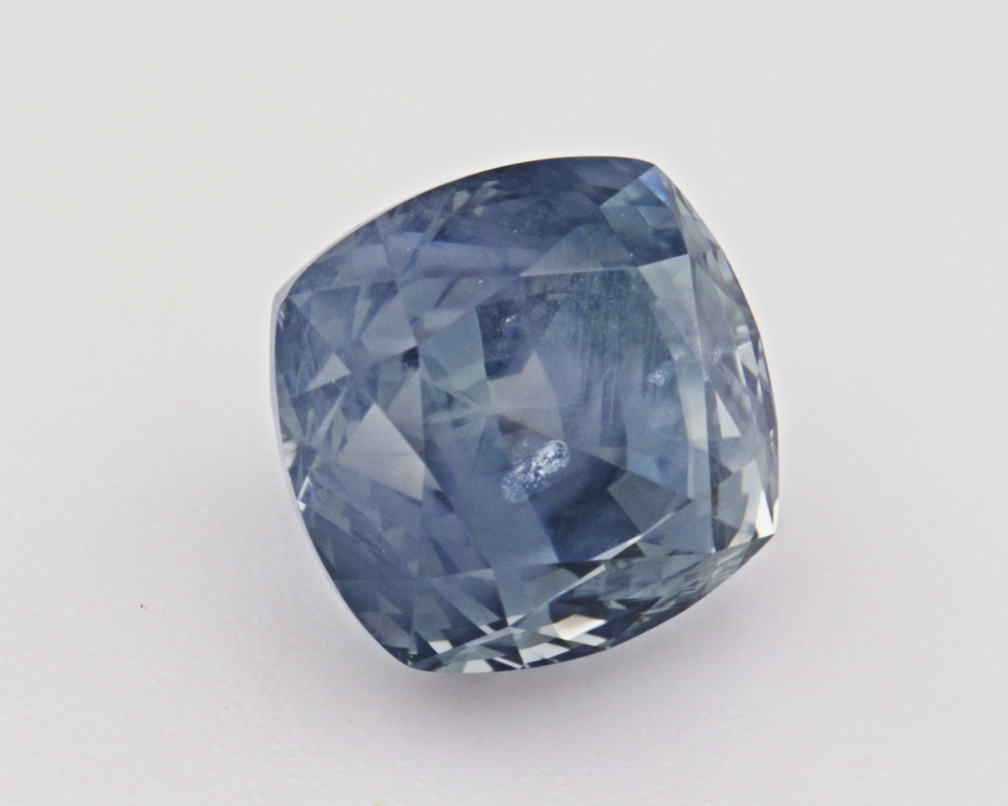 1.96 carats natural blue Montana Sapphire - cushion shape