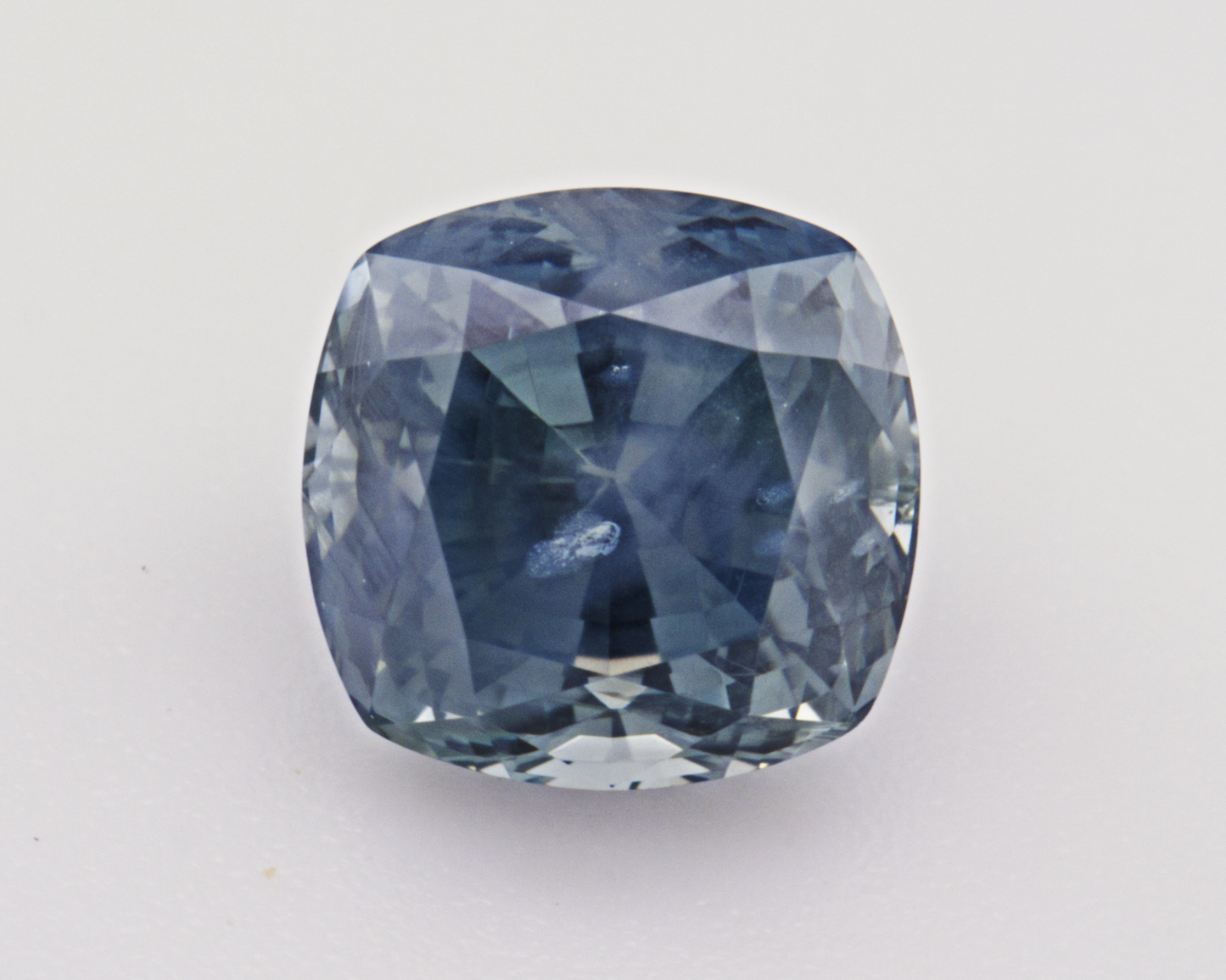 1.96 carats natural blue Montana Sapphire - cushion shape