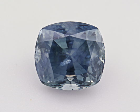 1.96 carats natural blue Montana Sapphire - cushion shape