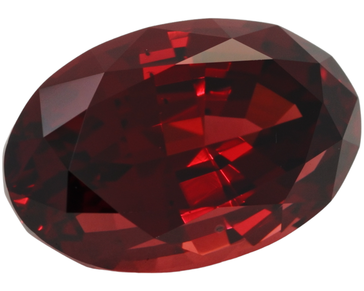 10.76 carats Malaya Garnet - oval shape