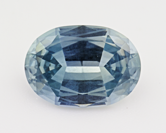 2.10 carats natural teal Montana Sapphire - oval shape