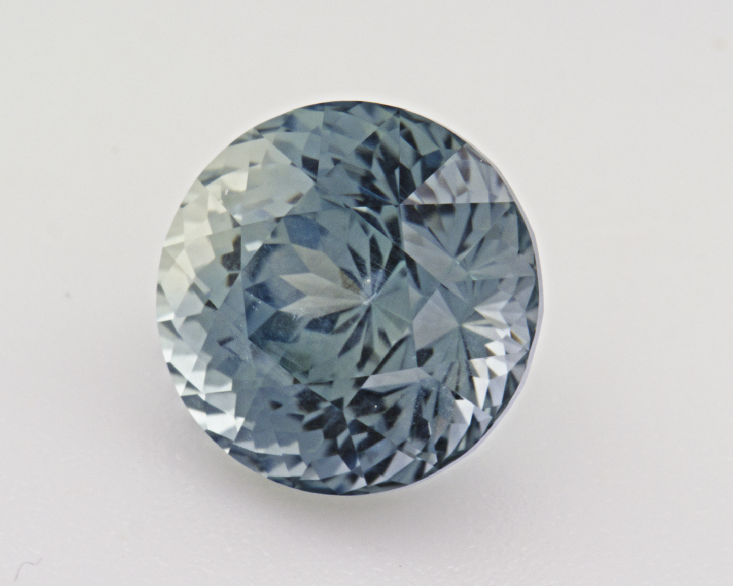 2.18 carats natural teal Montana Sapphire - round shape
