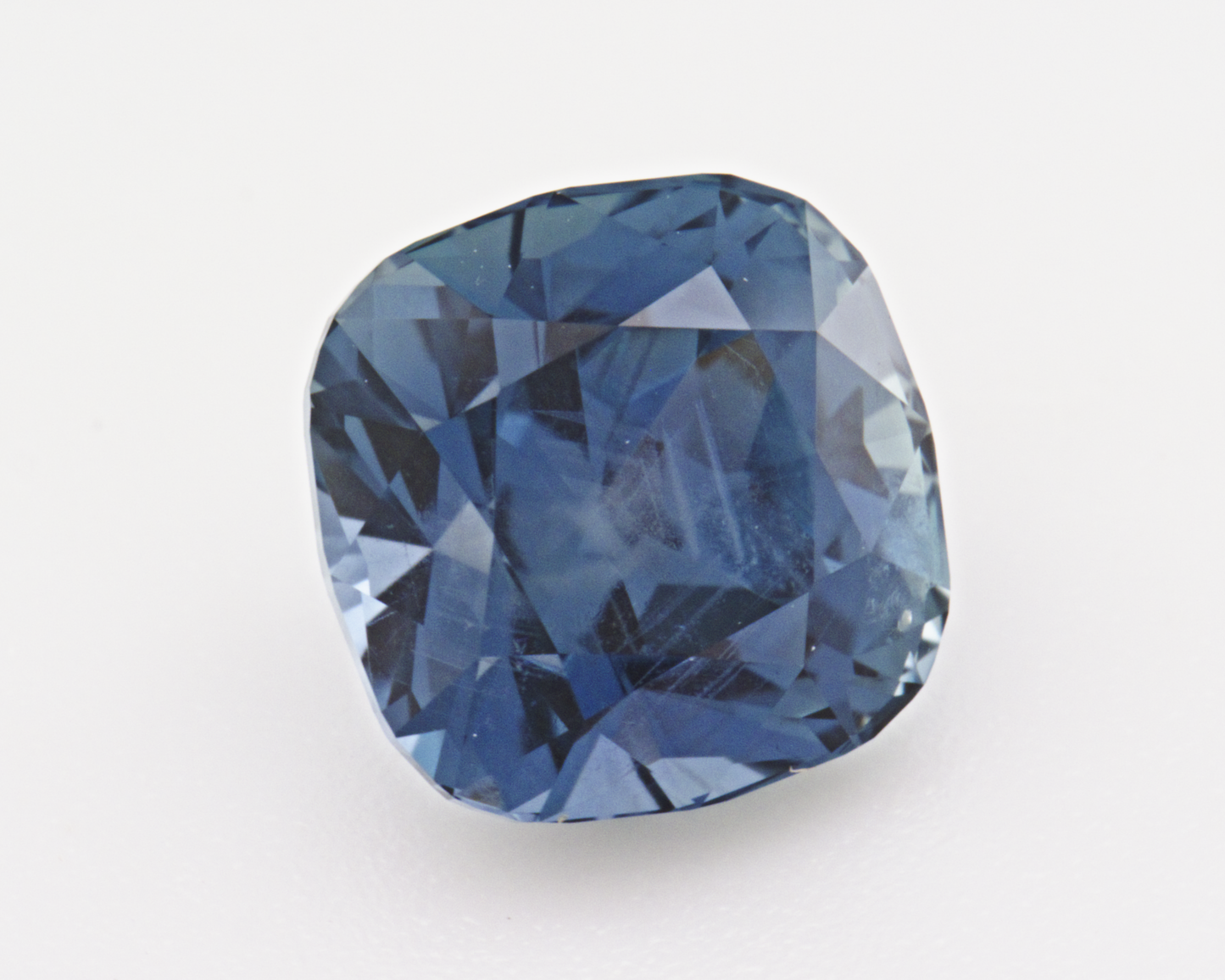 2.21 carats natural blue Montana Sapphire - cushion shape