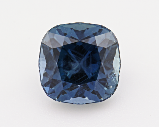 2.21 carats natural blue Montana Sapphire - cushion shape