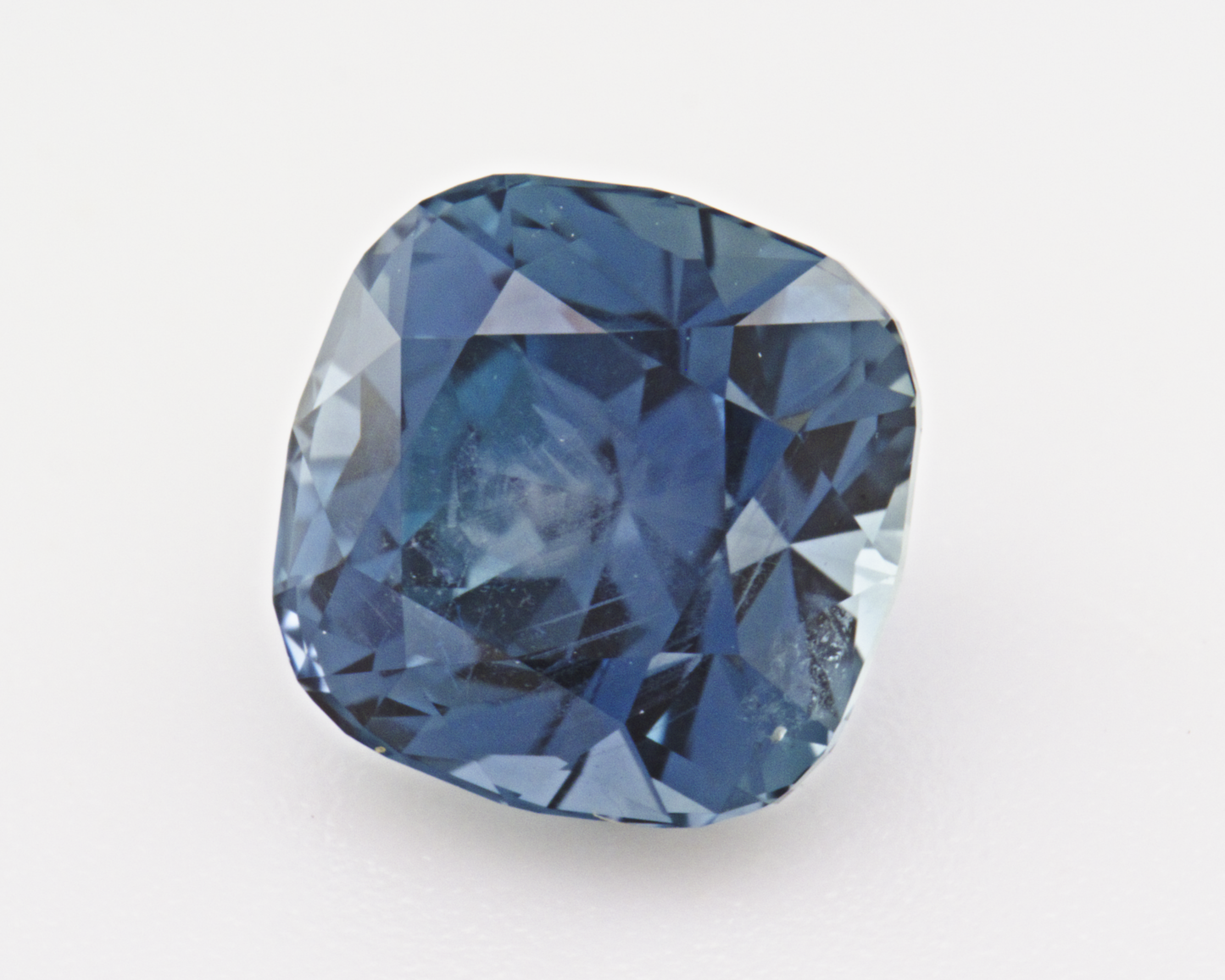 2.21 carats natural blue Montana Sapphire - cushion shape