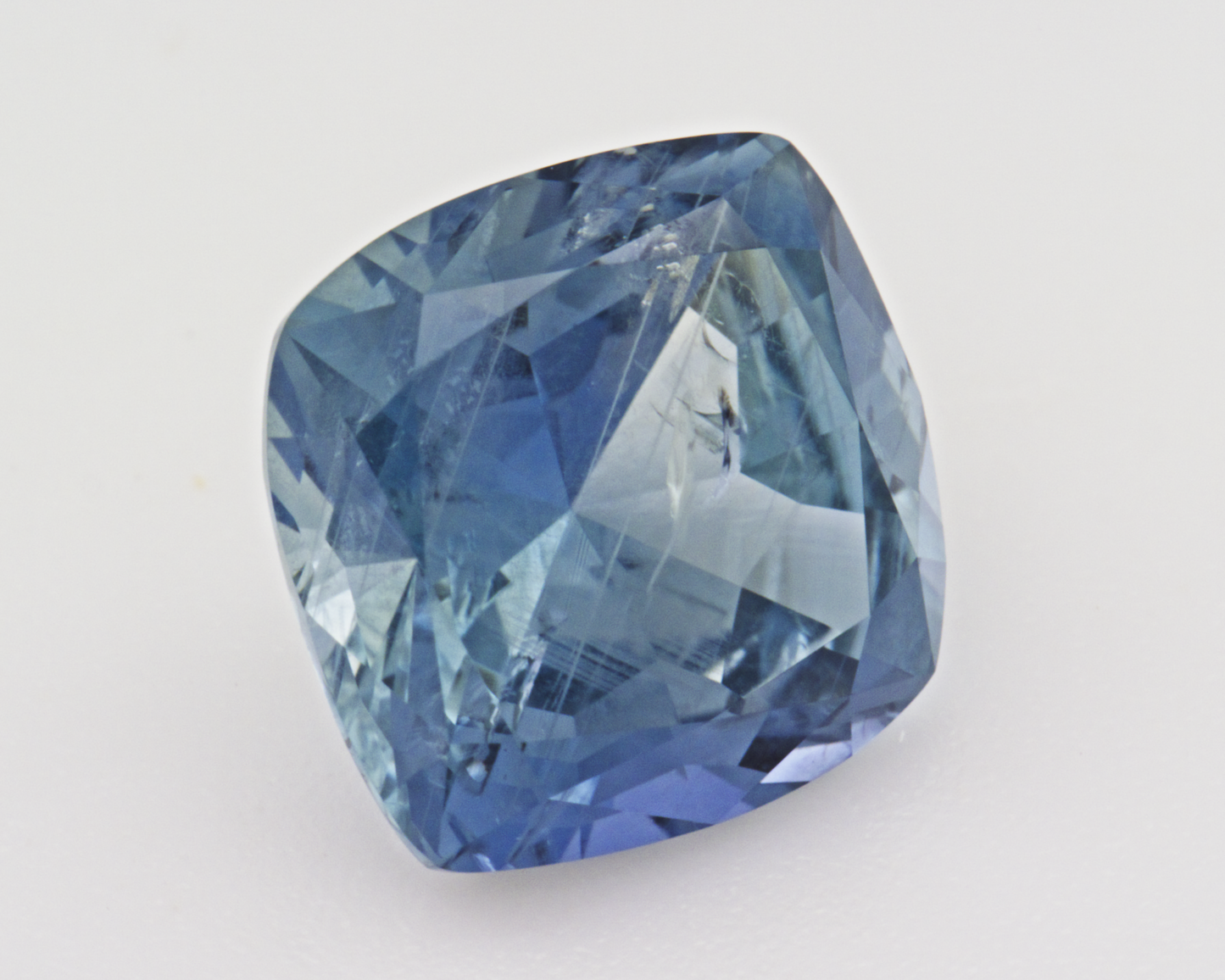2.46 carats natural teal Montana Sapphire - shield shape