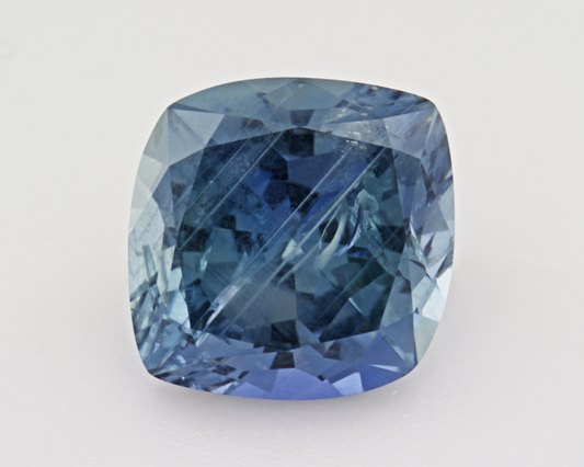 2.46 carats natural teal Montana Sapphire - shield shape