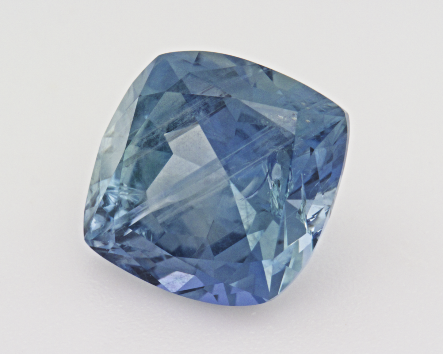 2.46 carats natural teal Montana Sapphire - shield shape