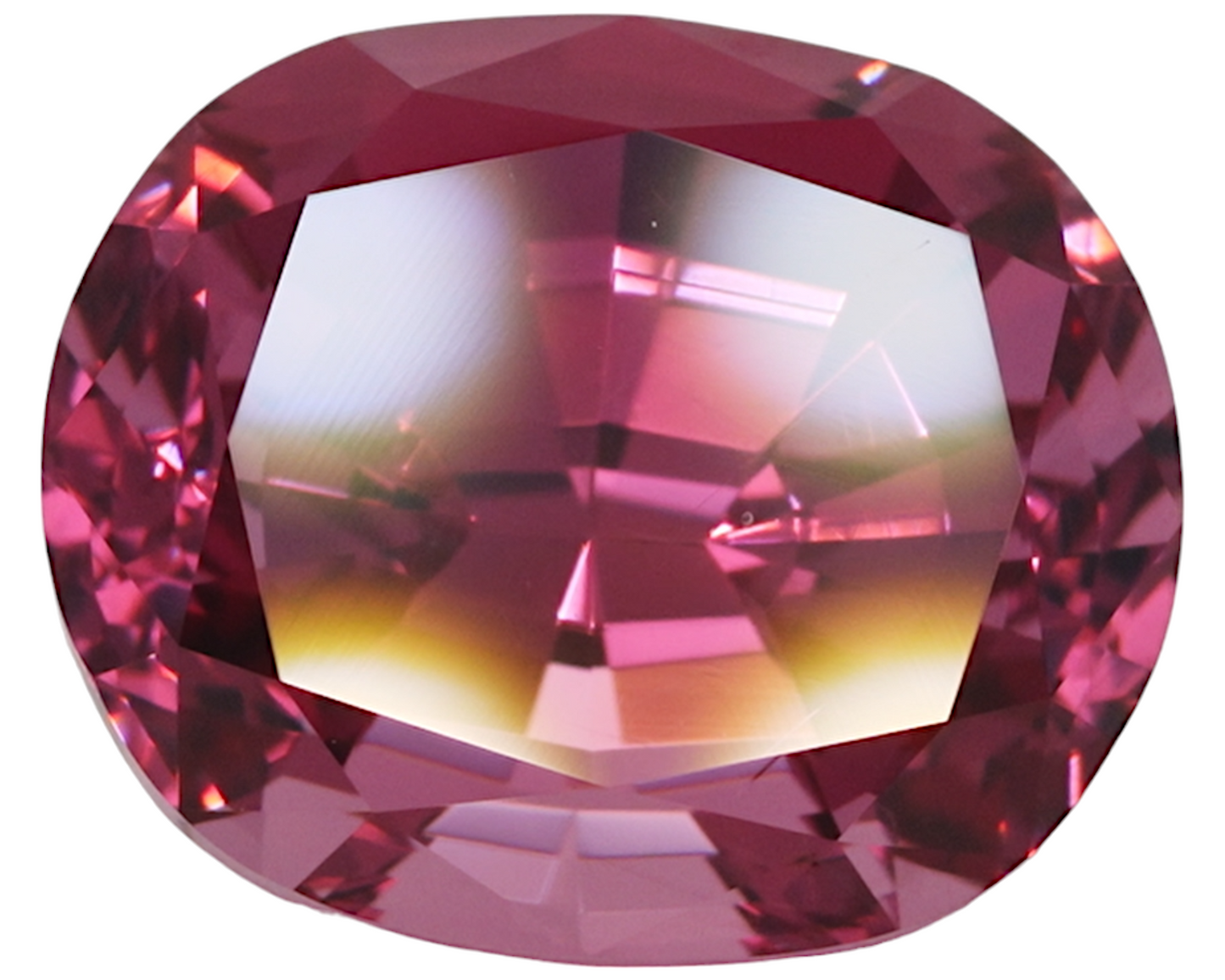 4.18 carats Malaya Garnet - cushion shape