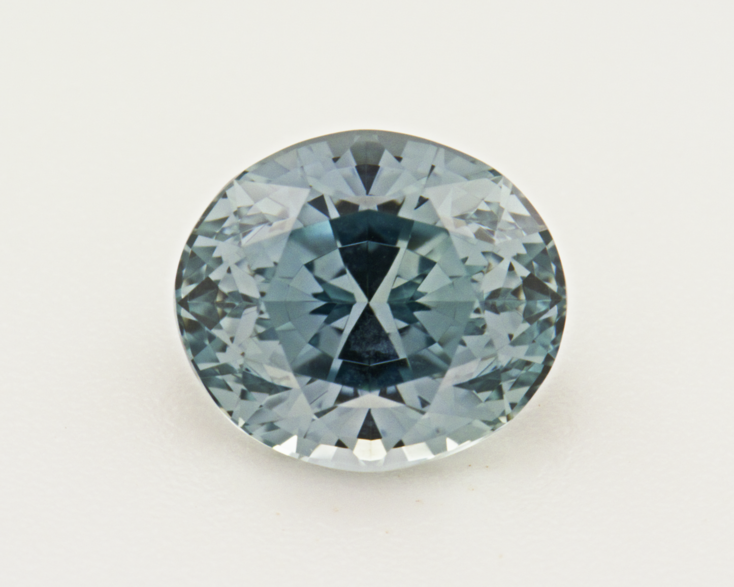 1.32 carats teal Montana Sapphire - oval shape