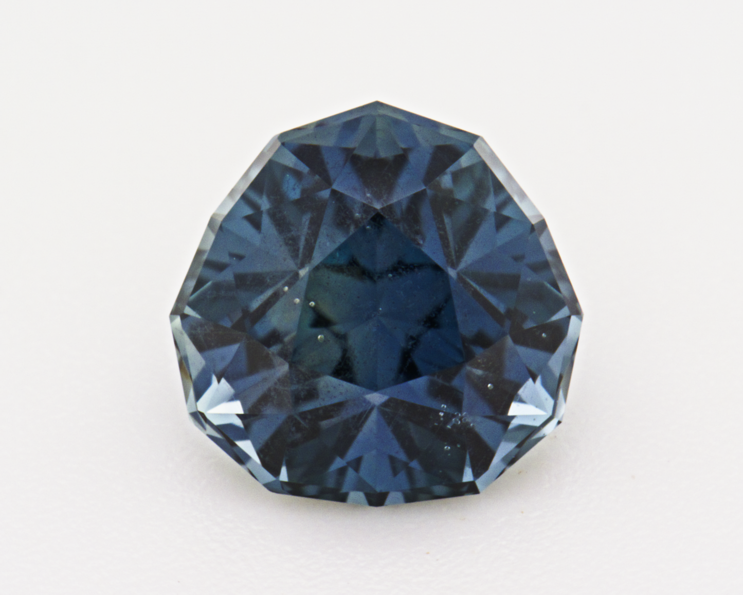 1.44 carats blue Montana Sapphire - shield/trillion shape