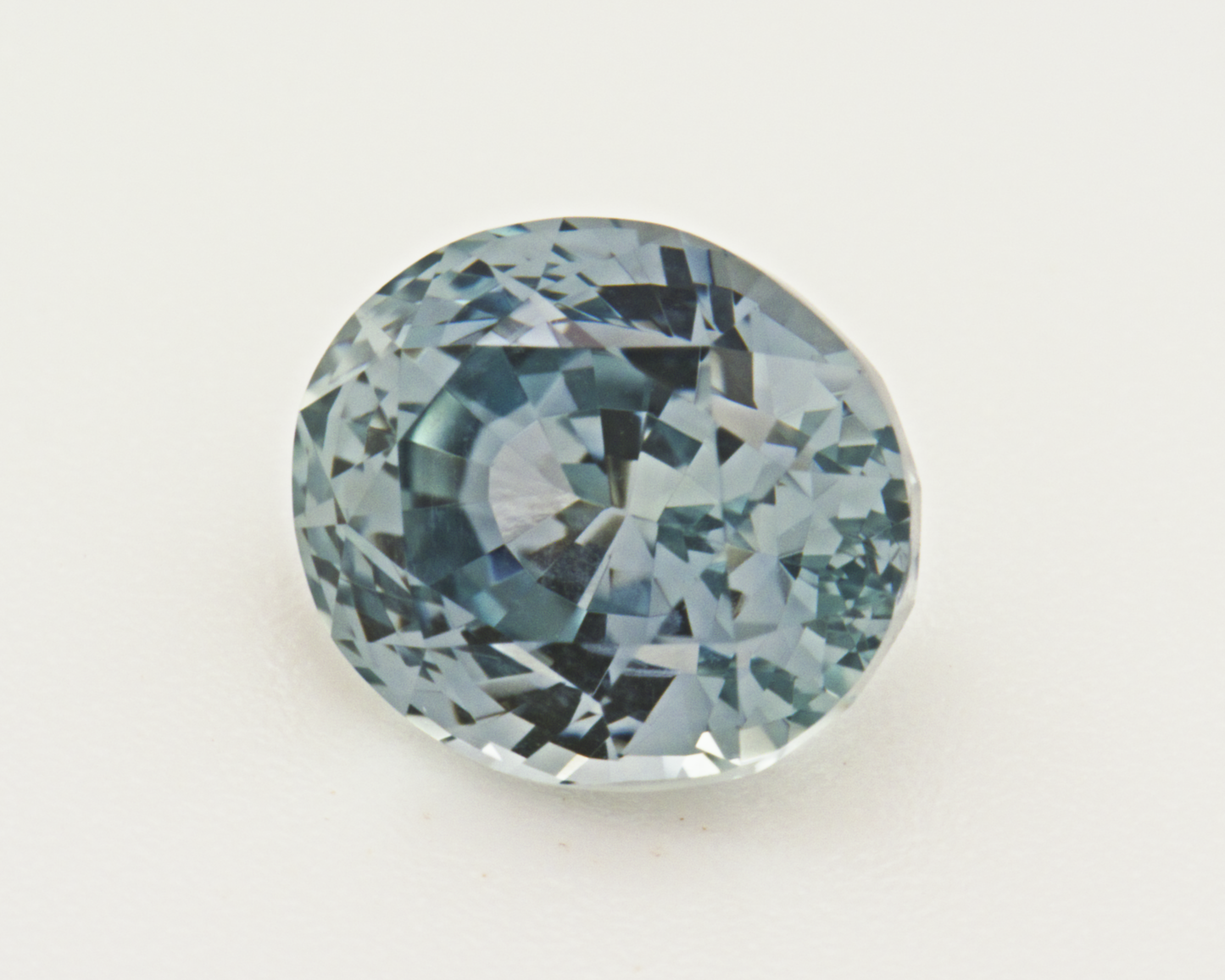 1.32 carats teal Montana Sapphire - oval shape