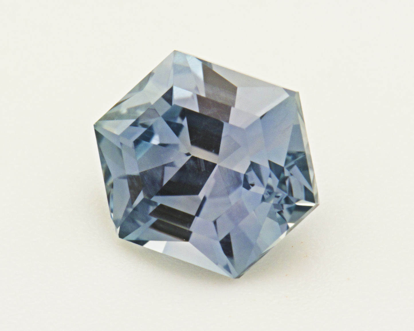 1.30 carats teal Montana Sapphire - hexagon shape