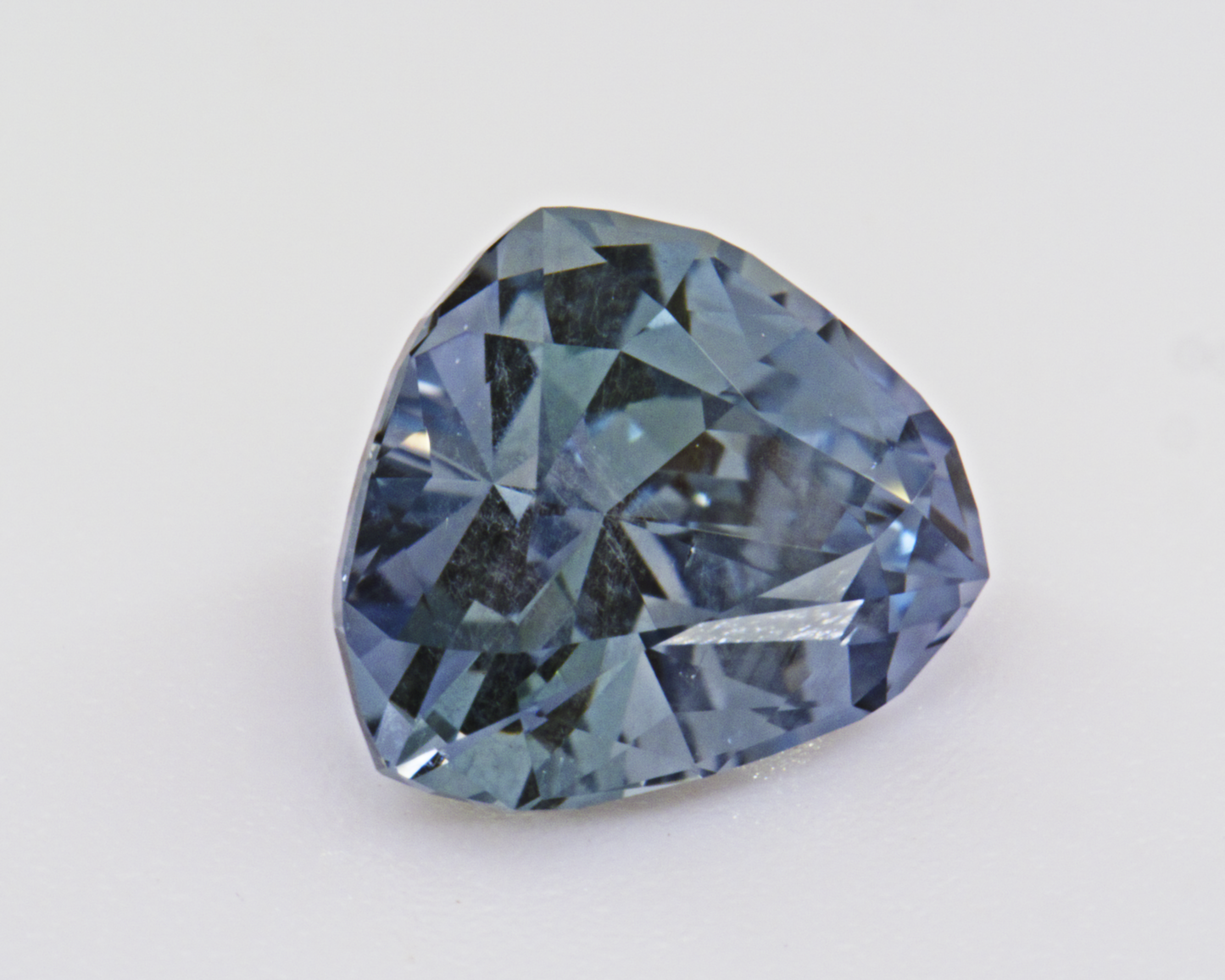 1.26ct teal Montana Sapphire - trillion shape
