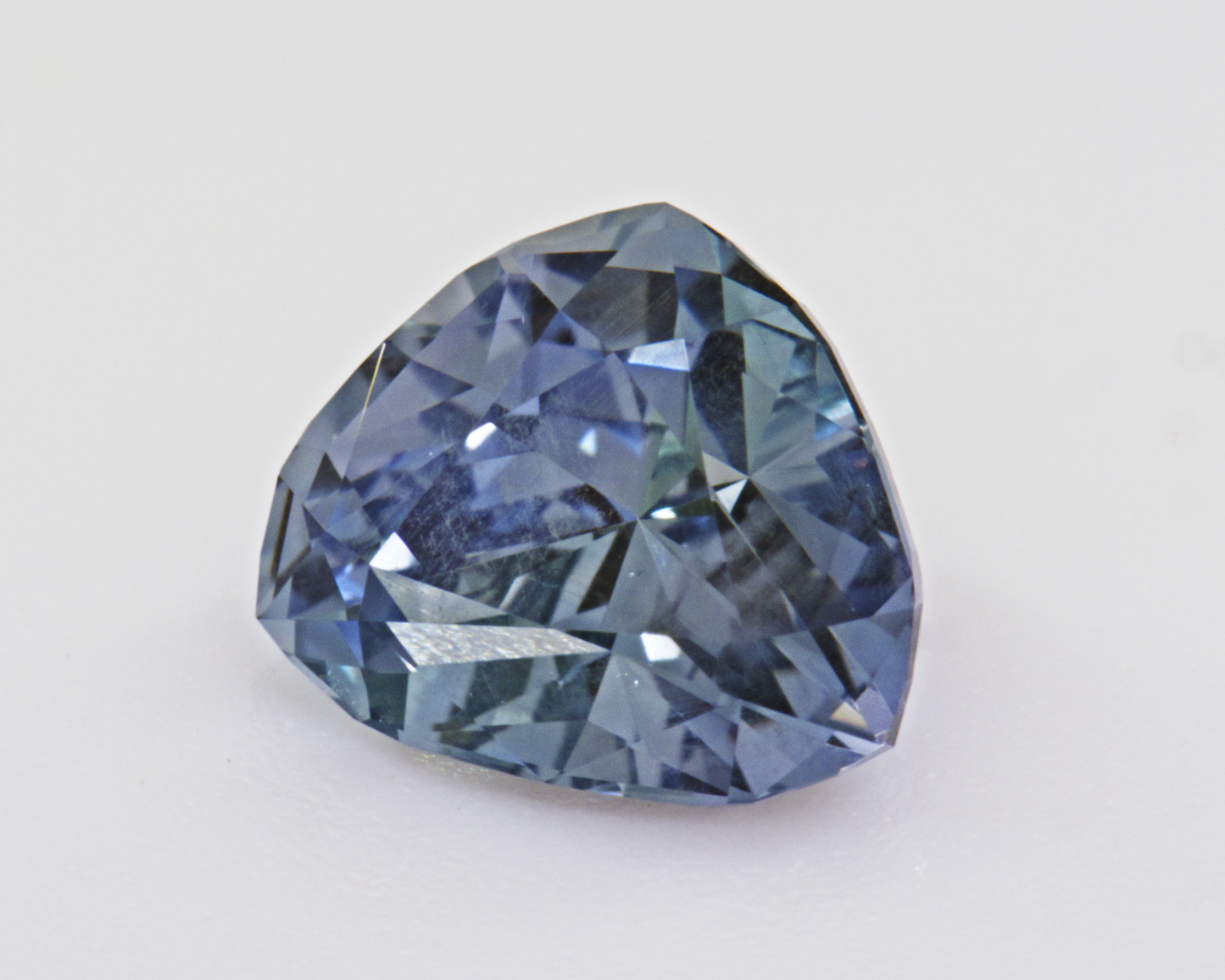 1.26ct teal Montana Sapphire - trillion shape