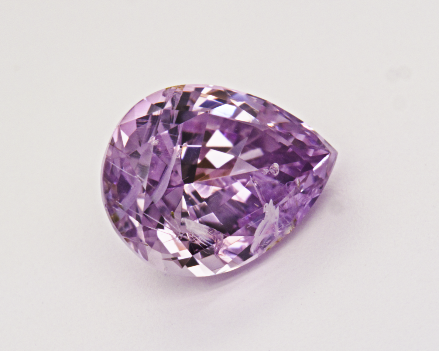 1.23 carats pink Montana Sapphire - pear shape