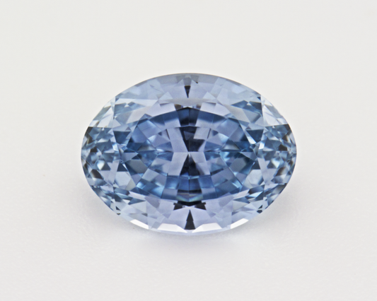 1.27 carats natural blue Montana Sapphire - oval shape