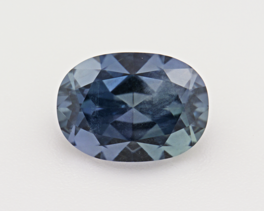 1.29 carats natural teal Montana Sapphire - cushion shape