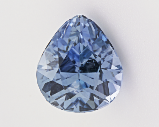 2.12 carats natural blue Montana Sapphire - pear shape