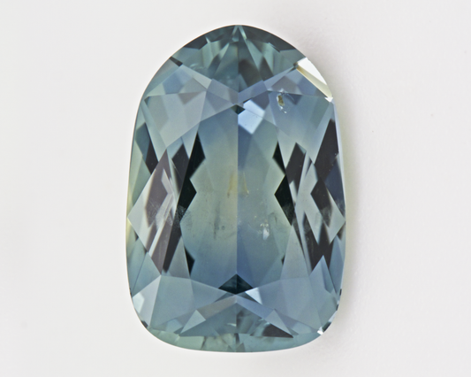 3.11 carats natural teal Montana Sapphire - bullet shape