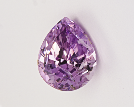 1.23 carats natural pink Montana Sapphire - pear shape