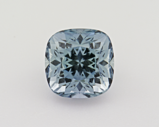 1.14 carats natural teal Montana Sapphire - cushion shape