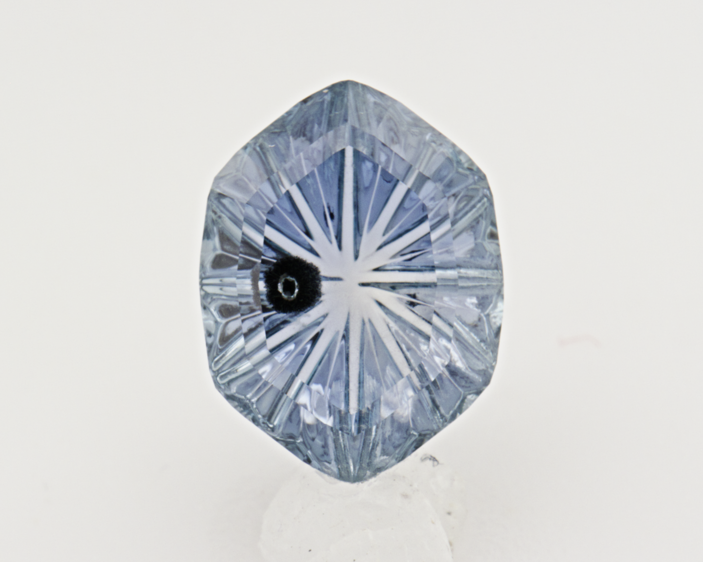 1.56 carats natural color change Montana sapphire _ hexagon shape fantasy cut