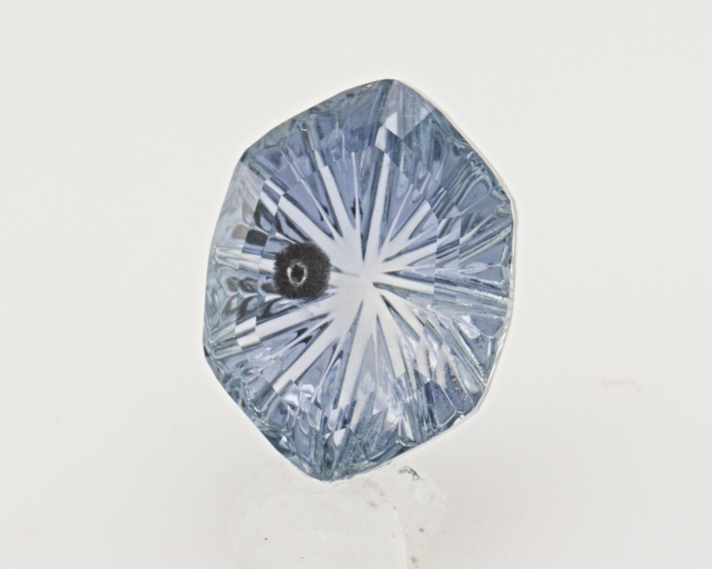 1.56 carats natural color change Montana sapphire _ hexagon shape fantasy cut