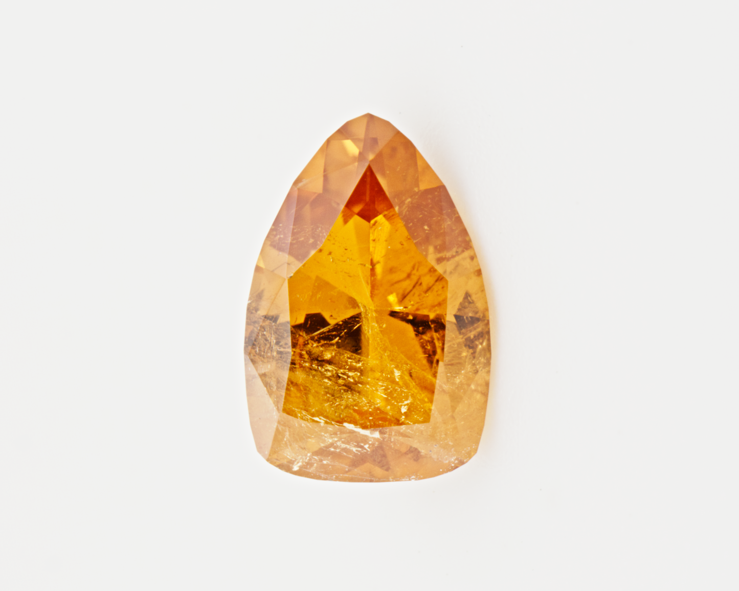 1.65 carats orange San Diego Garnet _ bullet shape