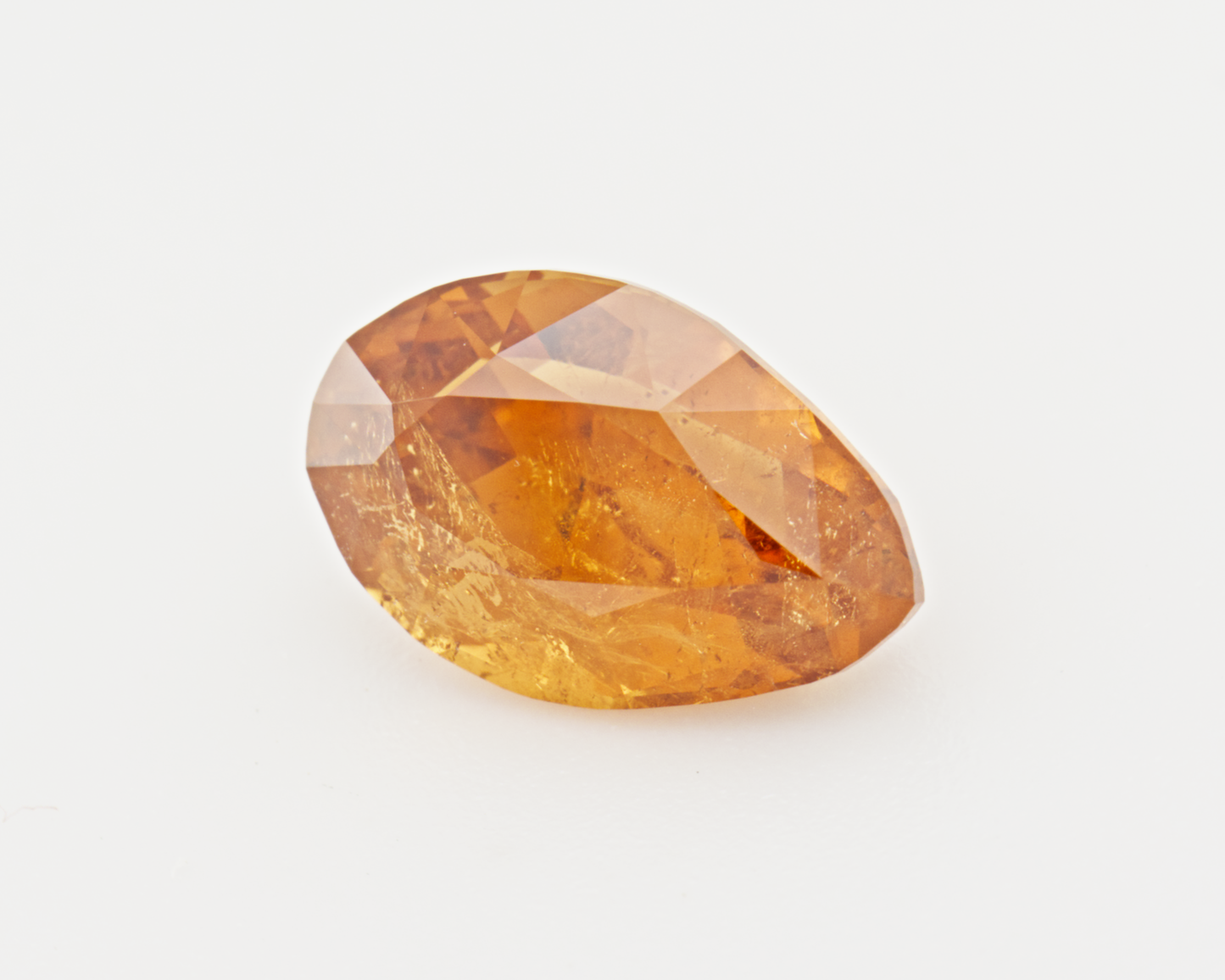 2.63 carats orange San Diego Garnet _ pear shape