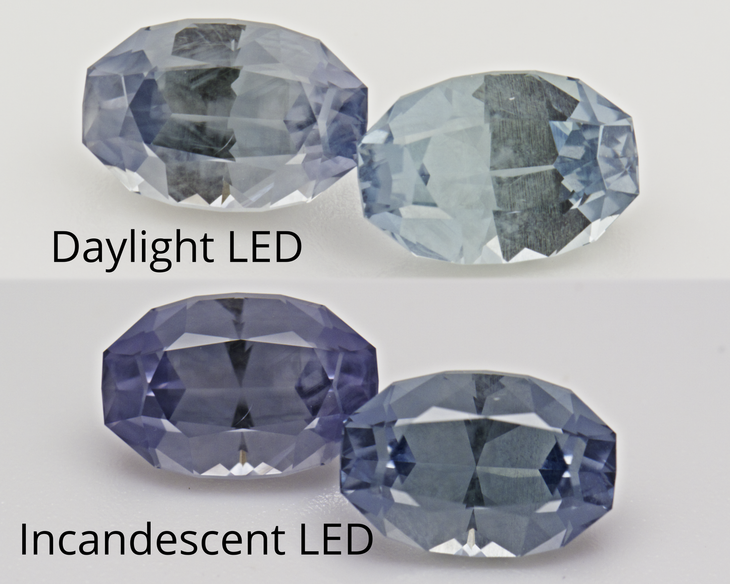 3.24ctw natural color change Montana Sapphires  _  HIS & HERS matched pair