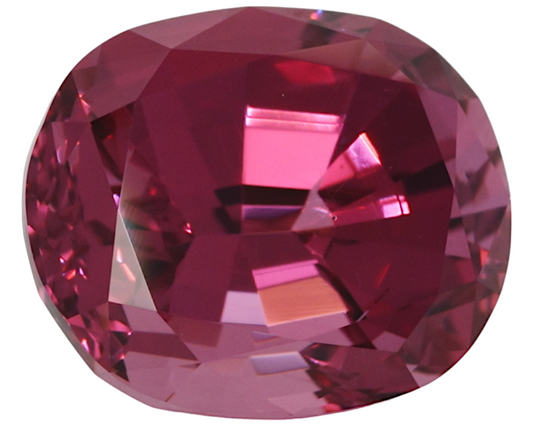 4.18 carats Malaya Garnet - cushion shape