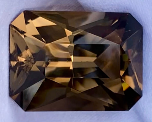 103.76 carats San Diego smoky quartz _ radiant cut