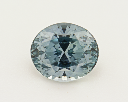 1.32 carats teal Montana Sapphire - oval shape