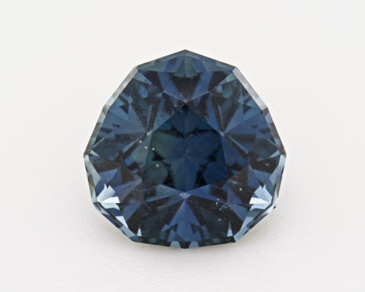 1.44 carats blue Montana Sapphire - shield/trillion shape