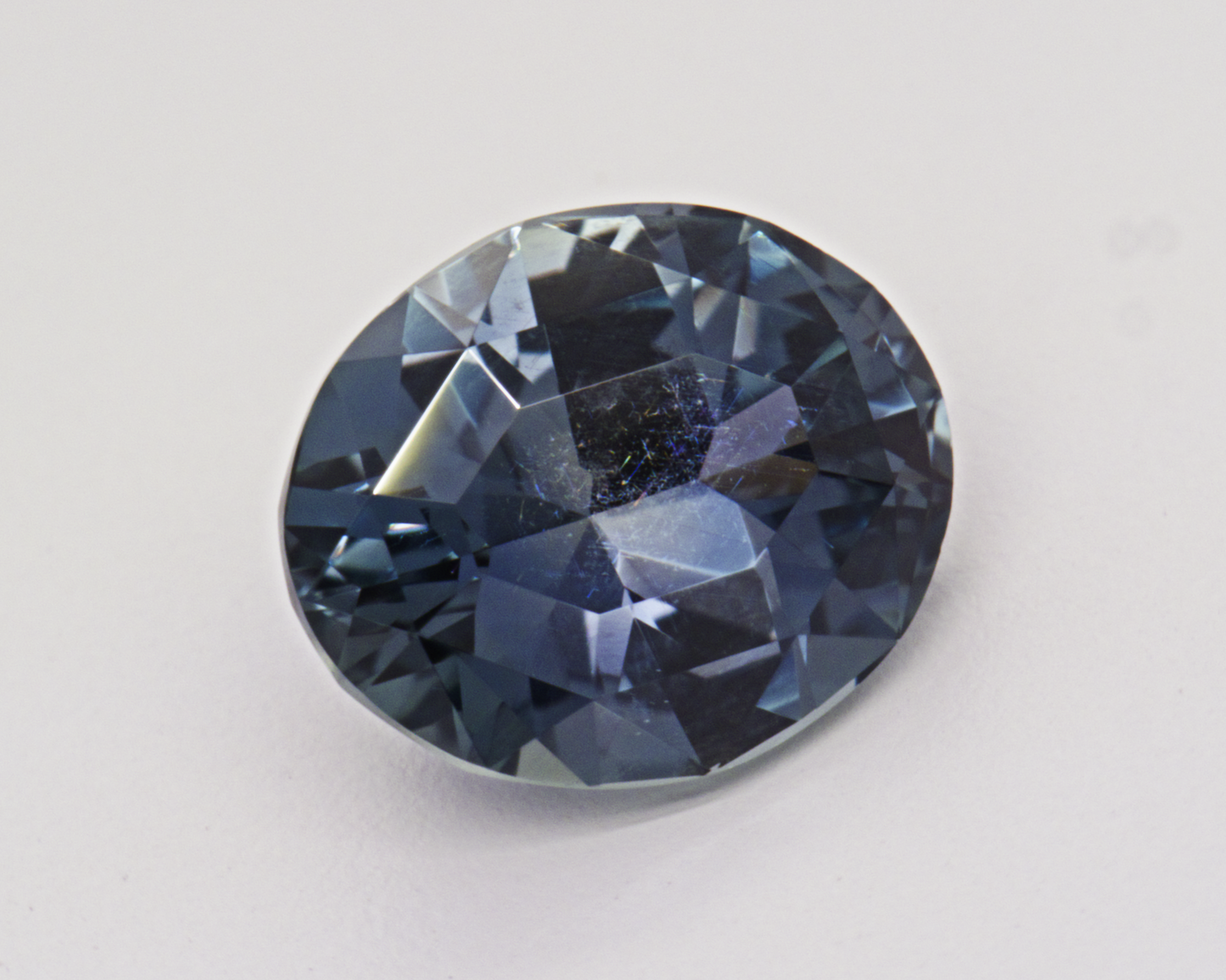 1.09 carats teal Montana Sapphire - oval shape