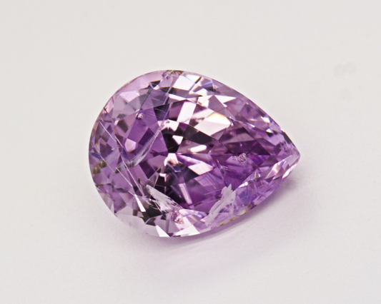 1.23 carats pink Montana Sapphire - pear shape