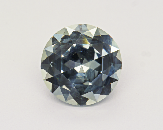 1.18 carats teal Montana Sapphire - round shape