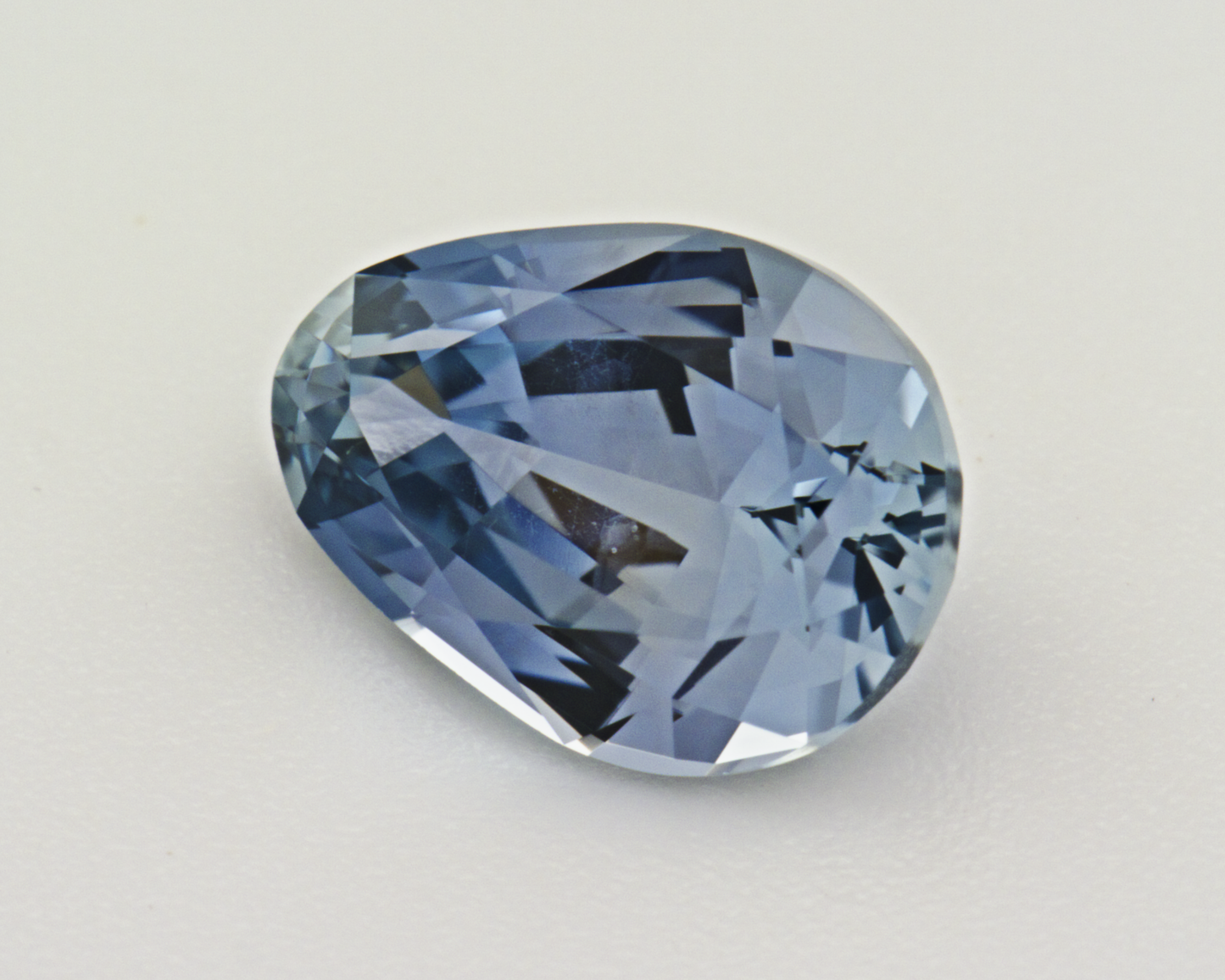 1.30 carats blue Montana Sapphire - shield/pear shape